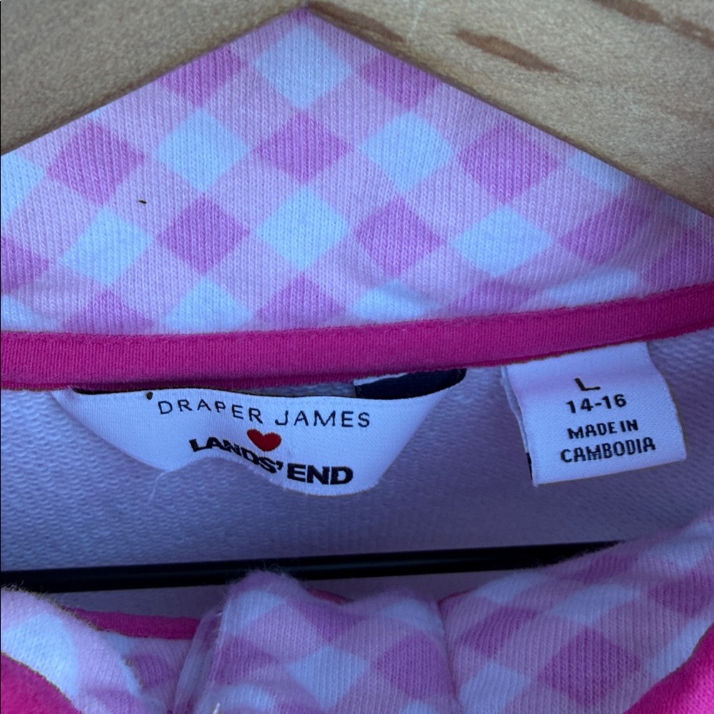 Draper James DJ x Lands' End Snap Neck Pullover - Picture 3 of 8
